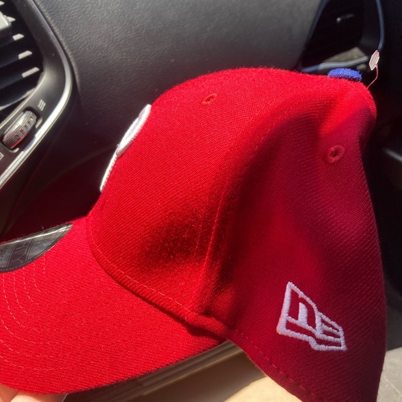 Philadelphia Phillies New Era 39thirty Red Medium-Large Fitted Hat - Picture 3 of 8